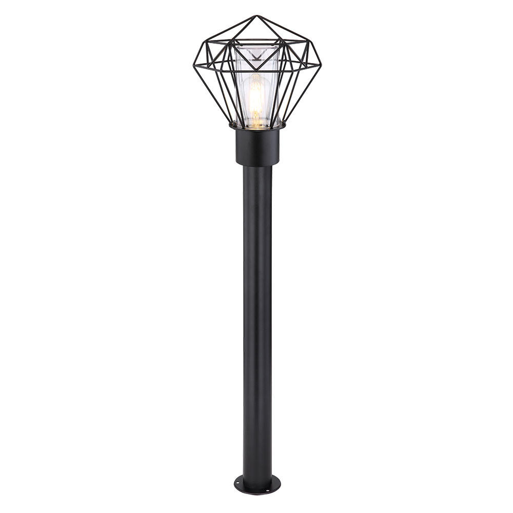 Globo Lighting Stehleuchte Schwarz 25.5x100x22.5 cm