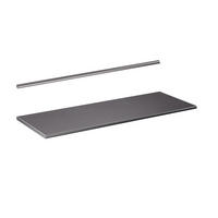 KÜCHENARBEITSPLATTE R-Line, Granit, 160 cm - Anthrazit, Holzwerkstoff (160/2.8/60cm) - Vicco