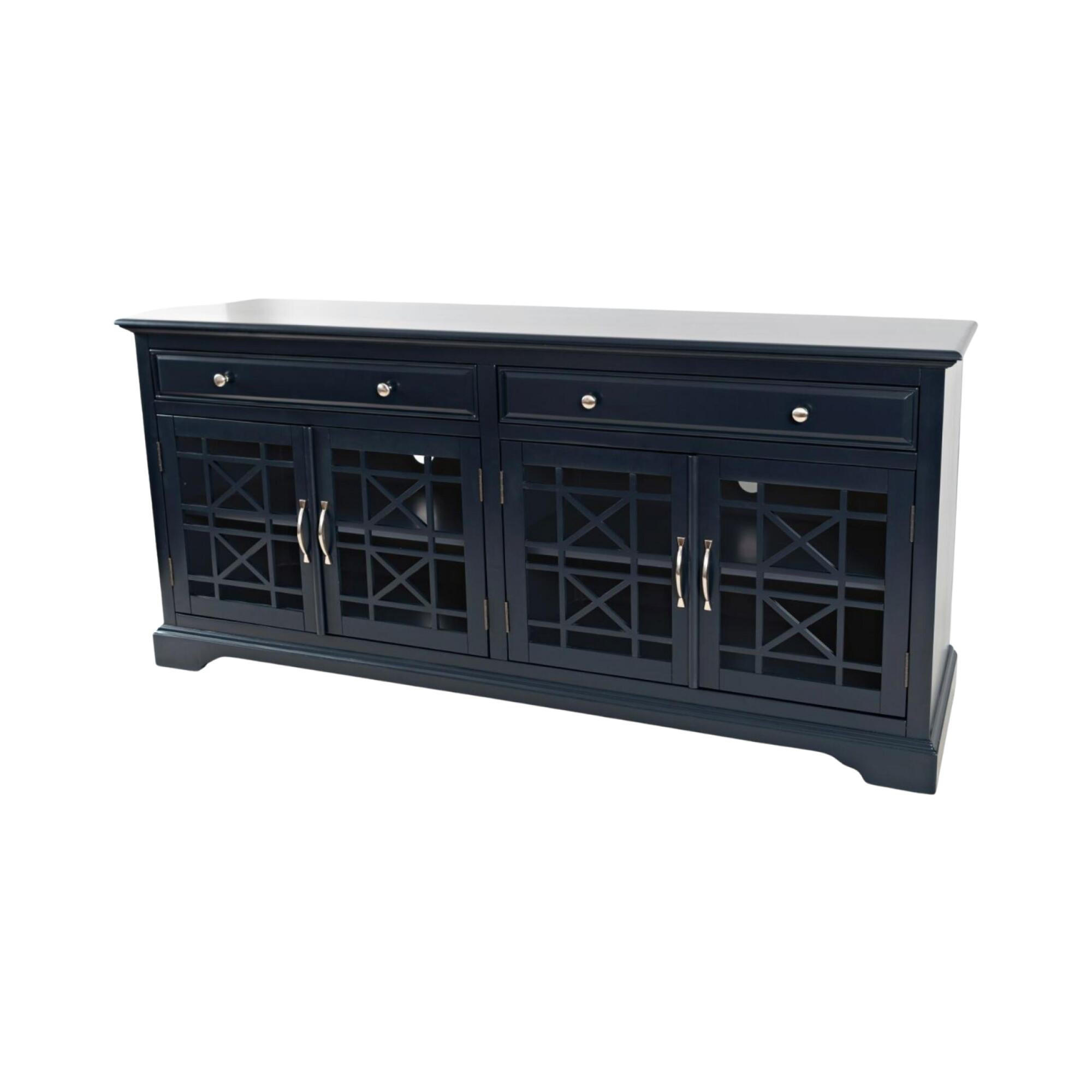 SIDEBOARD AVOLA Blau 178x49x82 cm - Blau, Holz (178/82/49cm) - FURNLUX