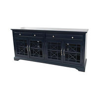 SIDEBOARD AVOLA Blau 178x49x82 cm - Blau, Holz (178/82/49cm) - FURNLUX
