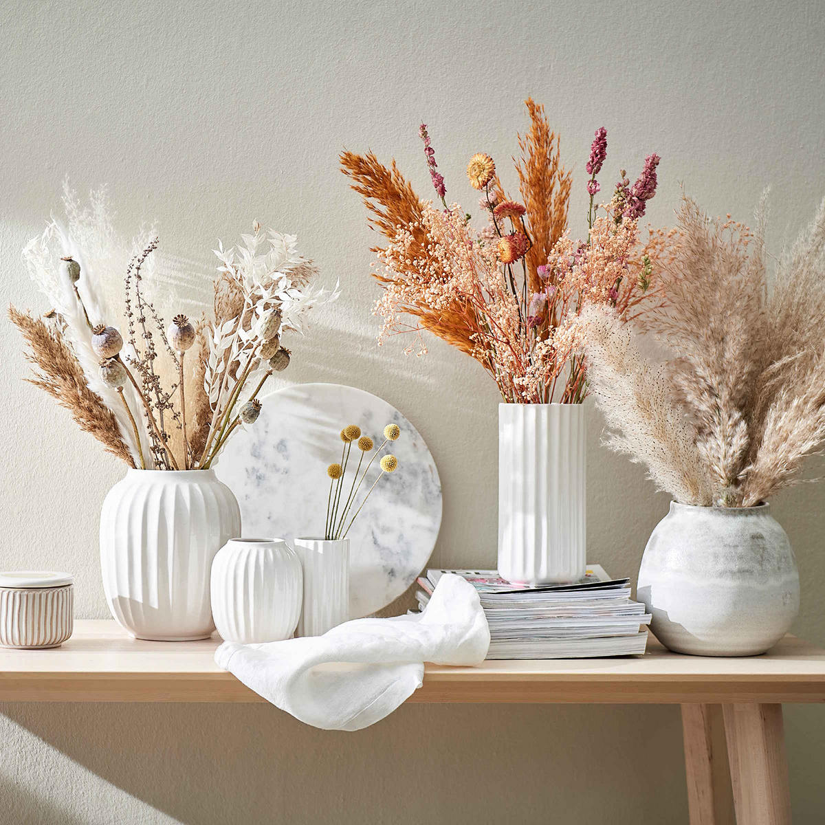 TROCKENBLUMEN SCHLEIERKRAUT Flower Market - Braun, Naturmaterialien (1cm) - BUTLERS