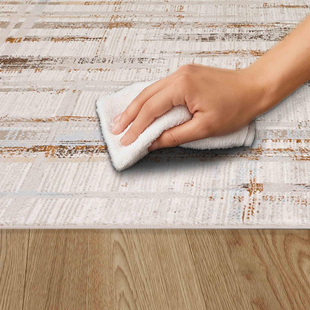 KURZFLORTEPPICH JULES - Beige, Textil (160/230cm) - Astra