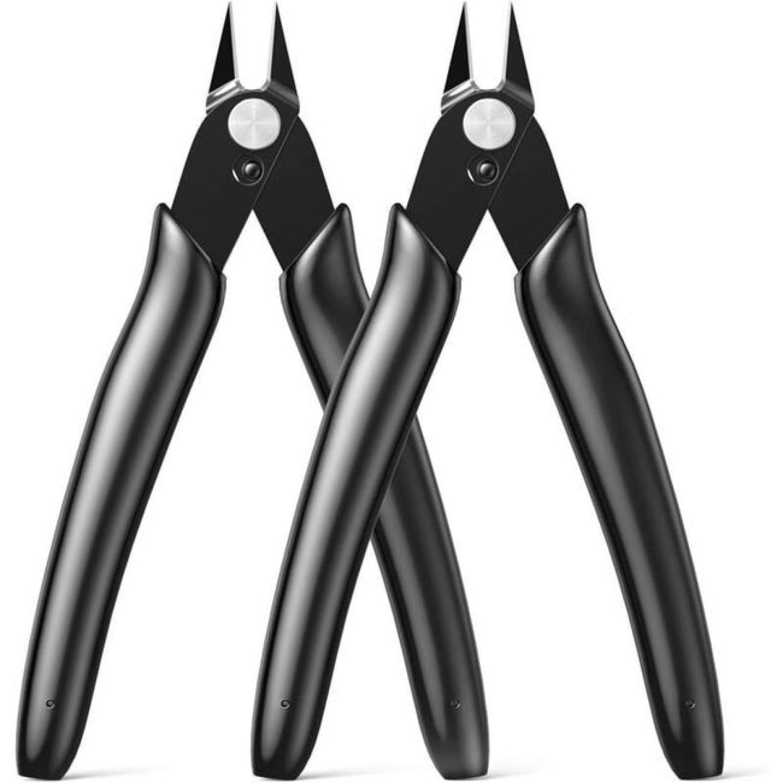 DIAGONALZANGE – geeignet für Elektronikreparaturen und Elektroarbeiten, schwarz - Schwarz, Metall (13/8/1cm) - DCA