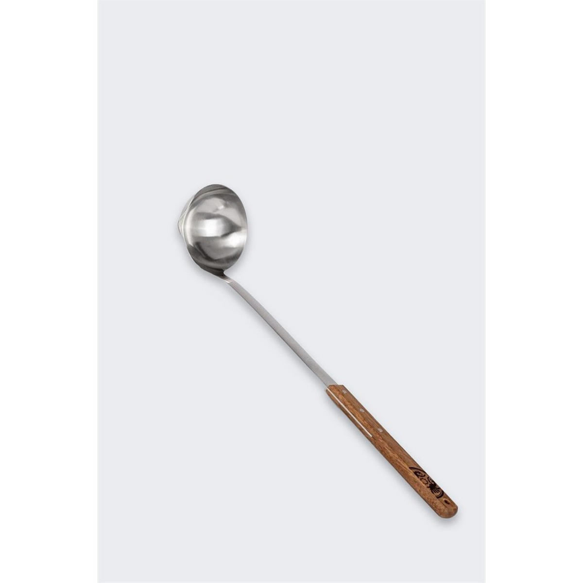 SCHÖPFKELLE LADLE30 - Silberfarben, Holz (36cm) - PETROMAX 