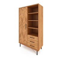 KLEIDERSCHRANK LEON Wildeiche - Wildeiche, Holz (97/176/45cm) - byoak