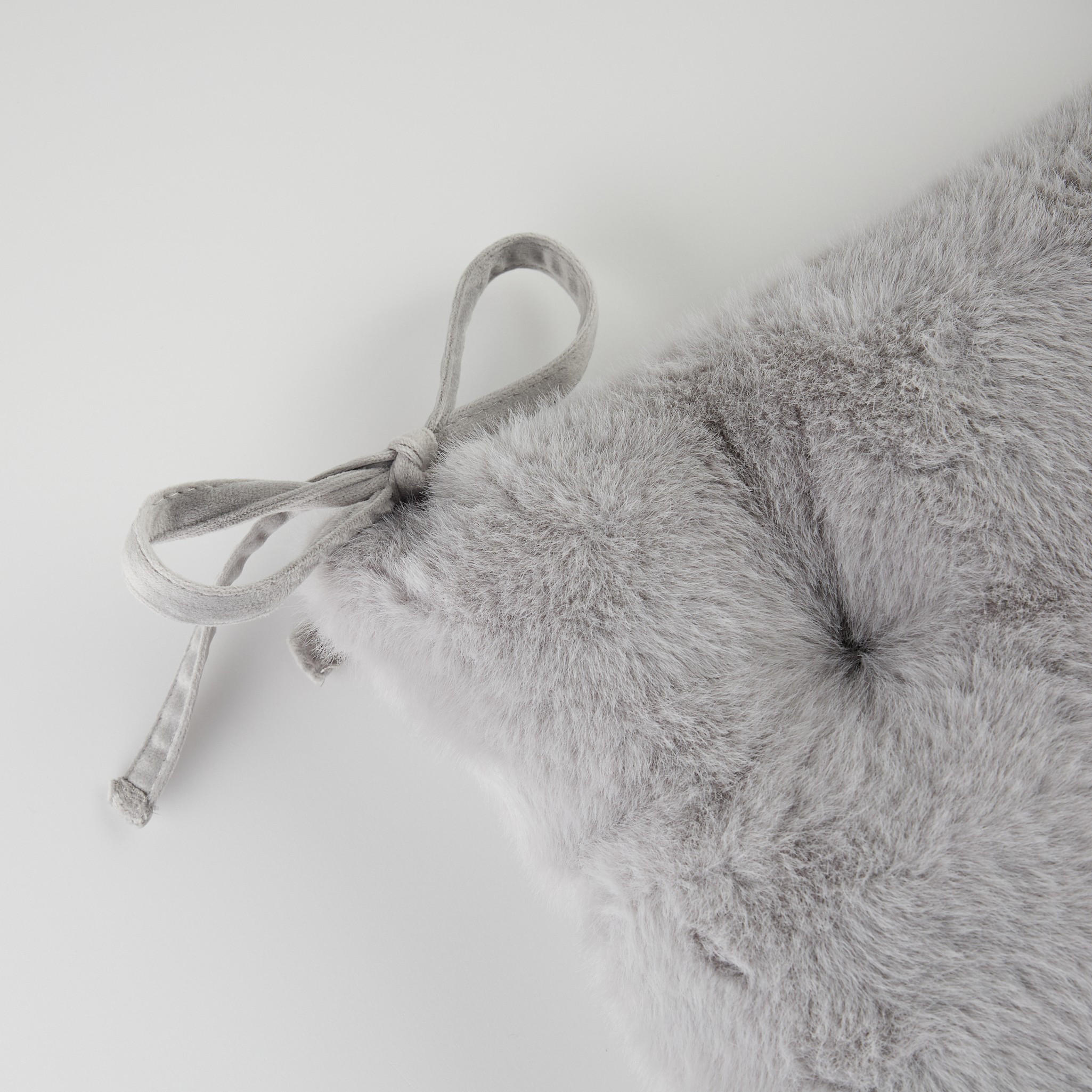 Thumbnail - home&you Stuhlpolster, Hellgrau, Textil, 40x1x40 cm, Wohntextilien, Kissen, Sitzkissen