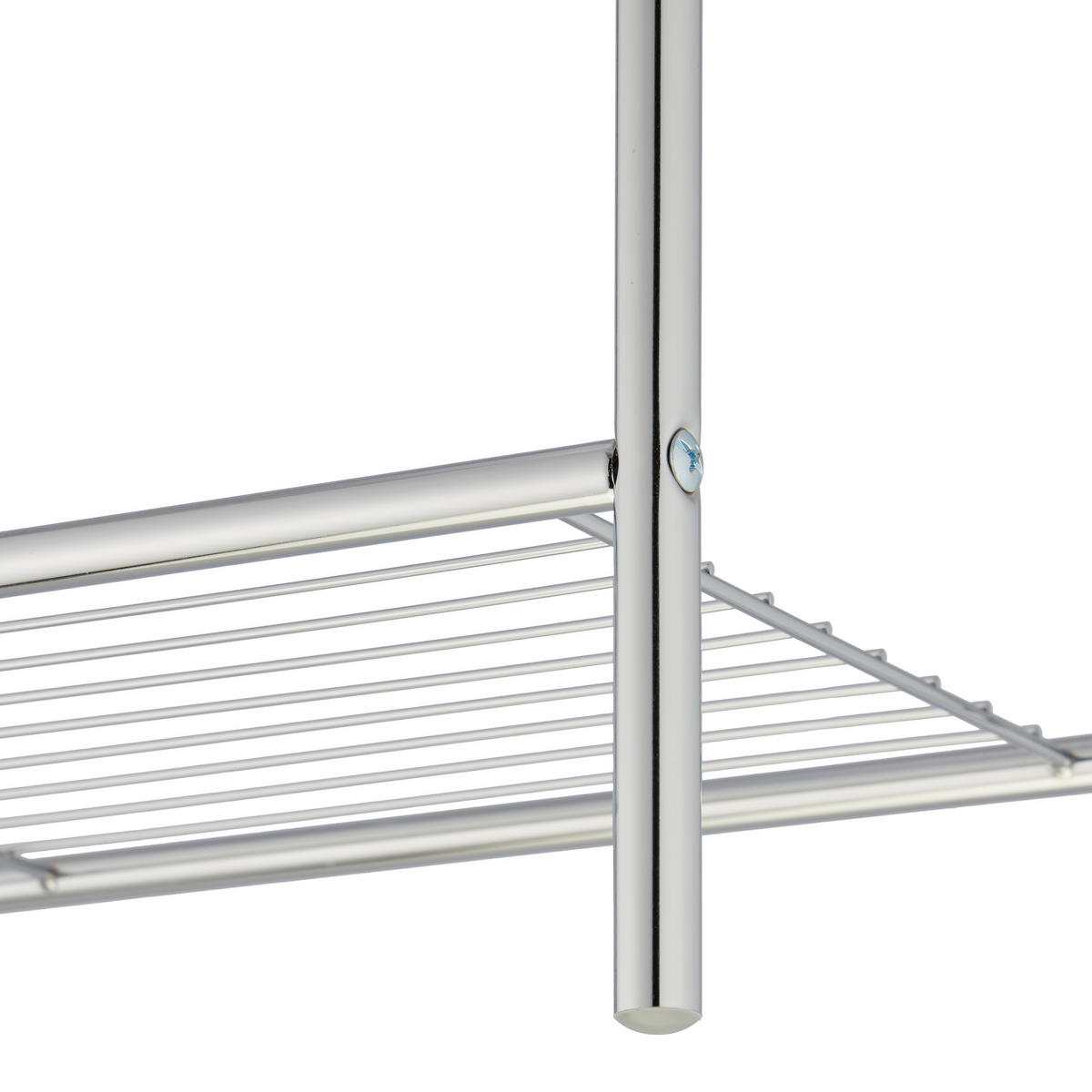 HANDTUCHHALTER - Silberfarben, Kunststoff/Metall (63/78/26.5cm) - Relaxdays