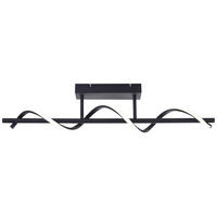 DECKENLEUCHTE Eunice G99268/76 - Schwarz, Metall (9.7/80/16cm) - Brilliant