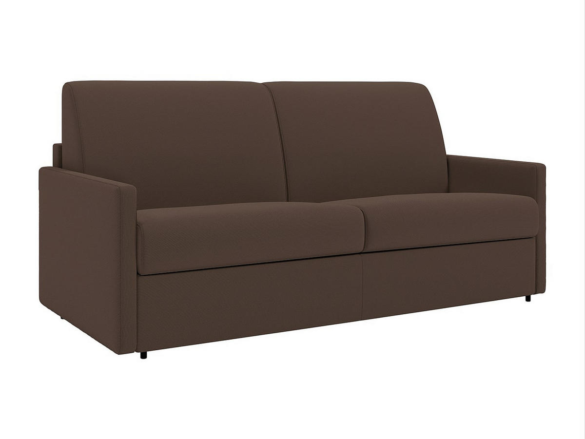 SCHLAFSOFA - 4 Personen - stoff - braun Calife - Braun, Textil (190/97/223cm) - Vente-Unique
