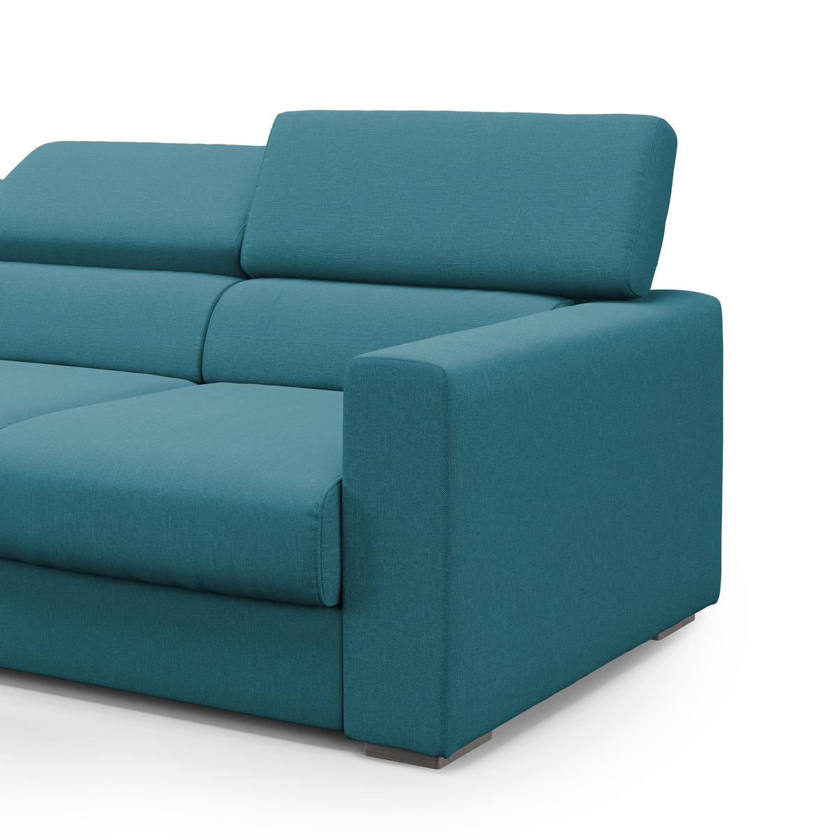 LINEARSOFA Dylan - Hellblau, Textil (240/74/100cm) - Divani.store