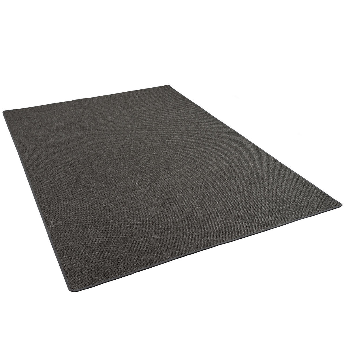 FLACHGEWEBE NATUR TEPPICH BENTZON - Anthrazit, Textil (80/160cm) - Snapstyle