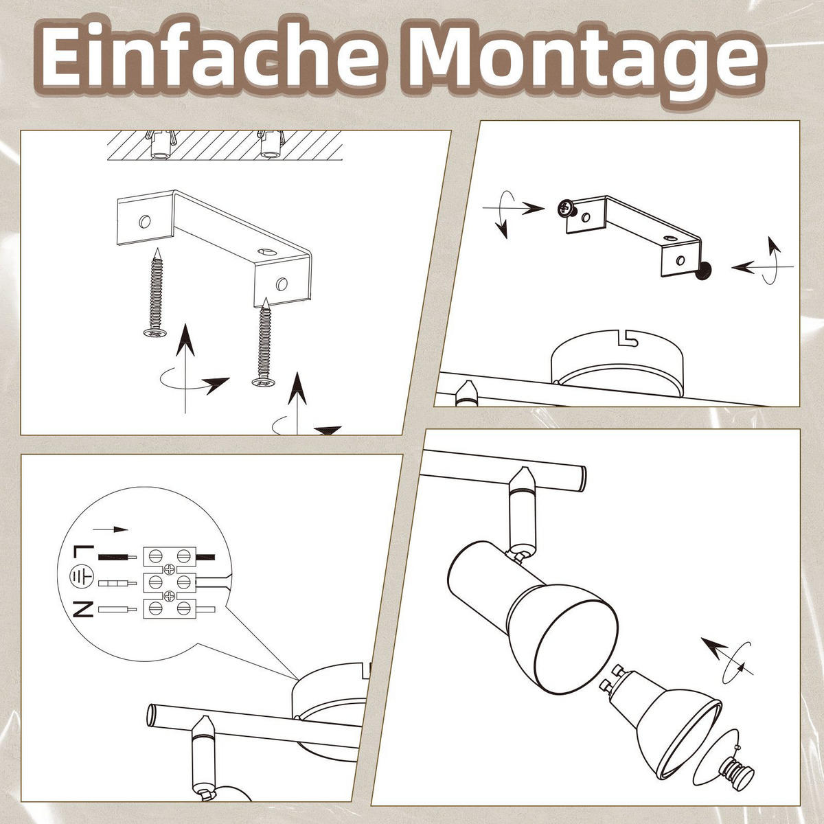 DECKENLEUCHTE Maier 42.5/8/15.5cm - Schwarz, Metall (42.5/8/15.5cm) - Nettlife