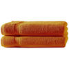 BADETUCH 100x150 cm Frottier Handtücher im 2er Set aus 100% Baumwolle, Orange 500g/m2 - Orange, Textil (100/150cm) - Carpe Sonno