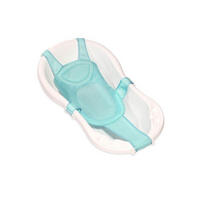 BABYBADEWANNE Netz Turtle türkis Kunststoff Clips, Badewanneneinsatz, ab Geburt - Türkis, Textil (60/80cm) - Lorelli