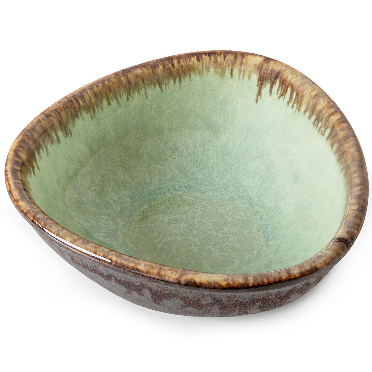 GESCHIRRSET PRIMA, 6-Personen, 18-tlg, Salbeigrün - Salbeigrün, Keramik (30/2.4/28cm) - KONSIMO®