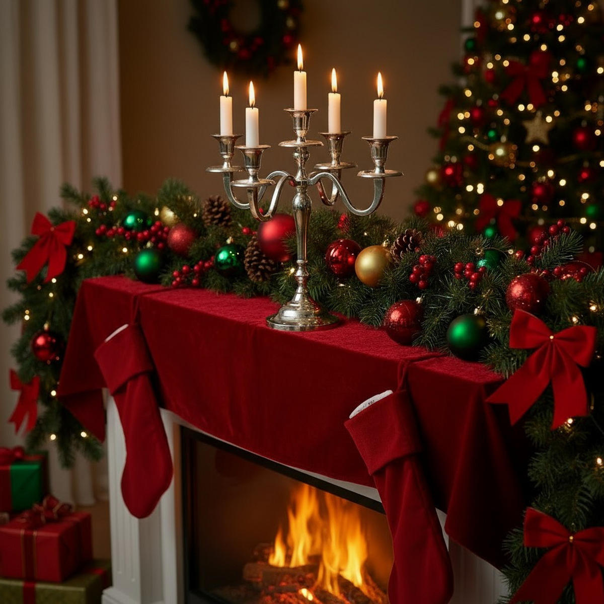 KERZENLEUCHTER Silber 30 cm - Silberfarben, Metall (10/30/29cm) - Home Styling Collection