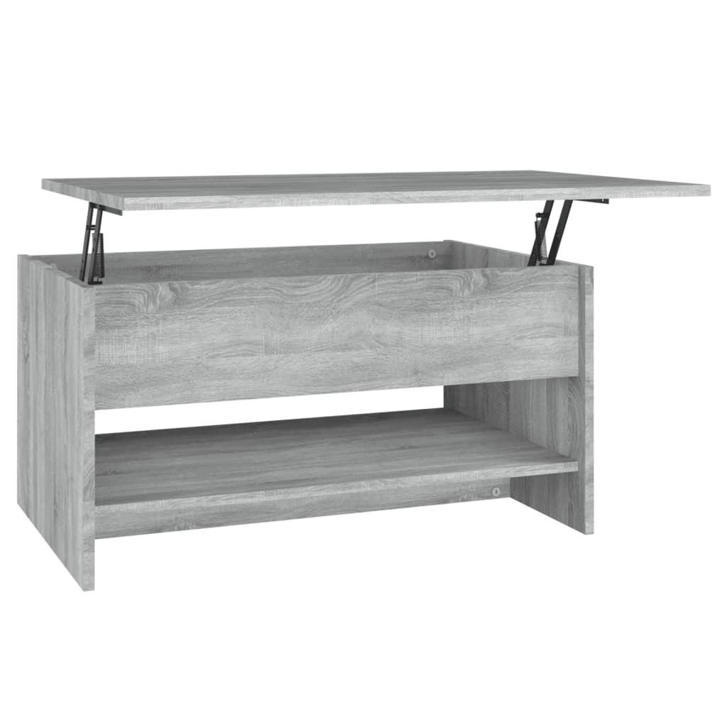 COUCHTISCH Grau Sonoma 80x50x40 cm Holzwerkstoff - Grau, Holzwerkstoff (80/50/40cm) - furnicato