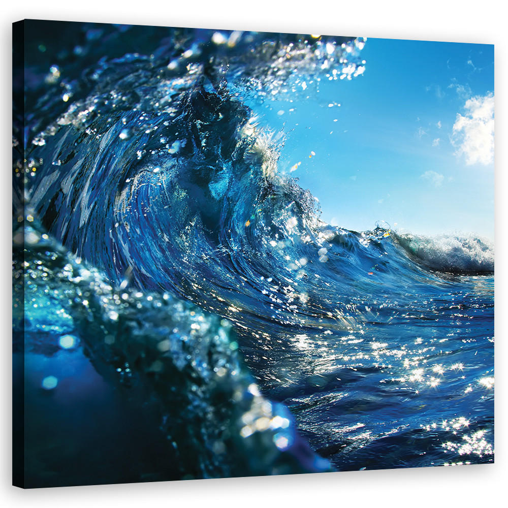 Feeby Wandbild Blau 50x50 cm