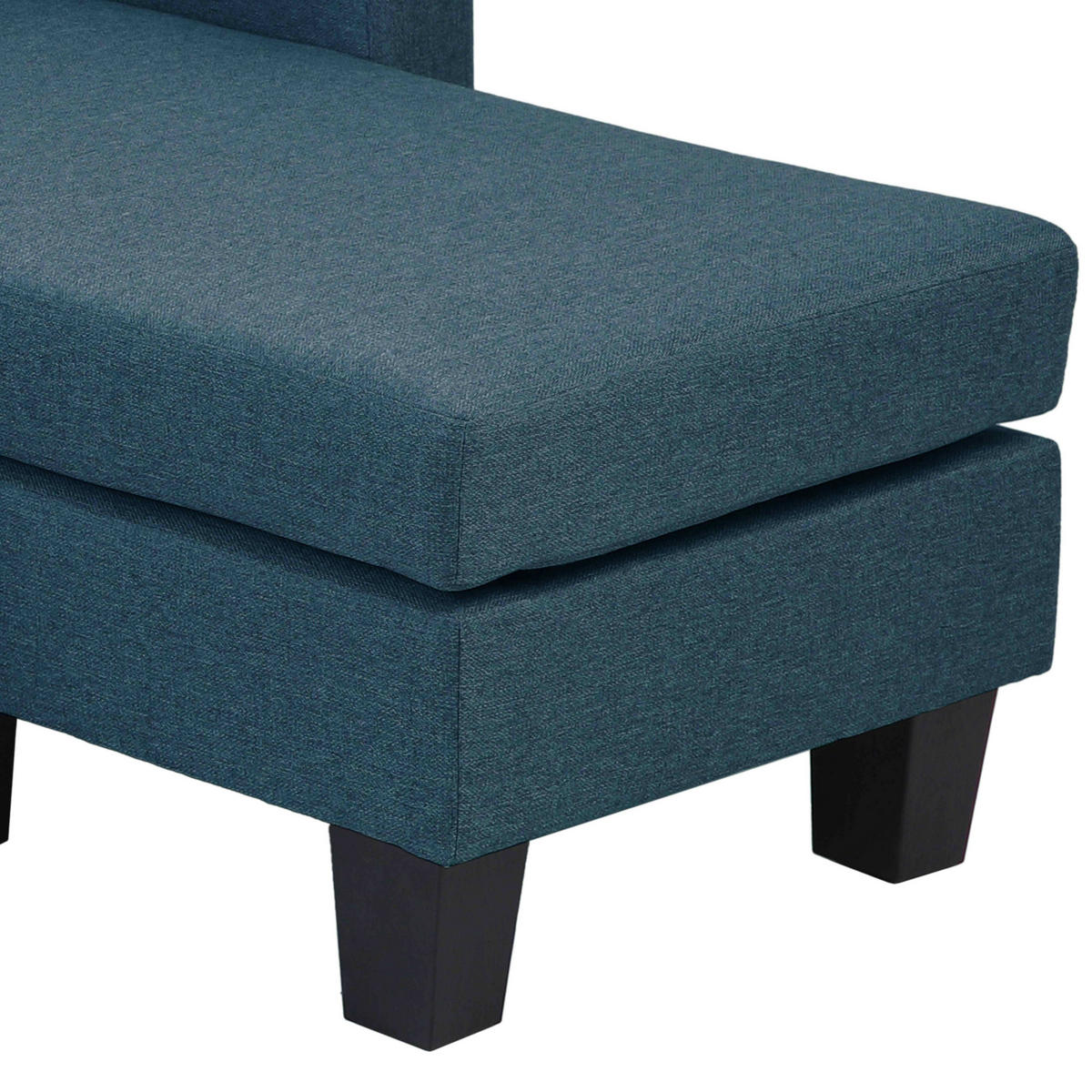 SOFA 3-Sitzer, Blau - Blau, Textil (128/85/192cm) - Oviala