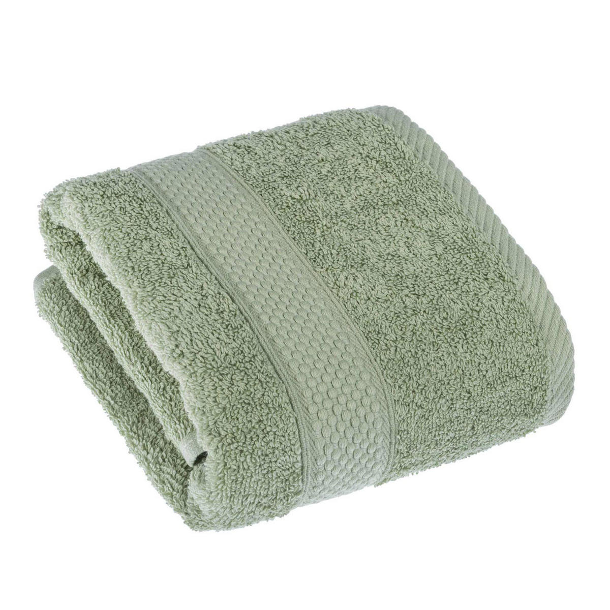 HANDTUCH Essential salbei - Salbeigrün, Textil (50/90cm) - Homescapes