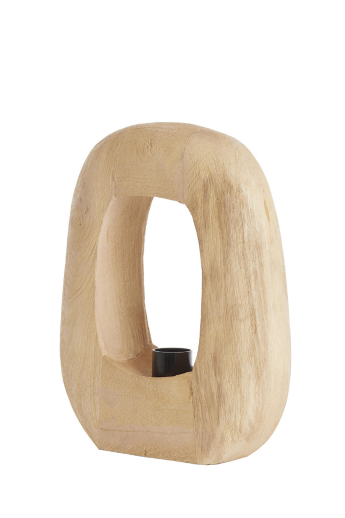 TISCHLAMPE Kelafo Braun 33/10/40 cm - Braun, Holz (33/10/40cm) - Light & Living