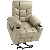 SESSEL Lederlook creme - Creme/Schwarz, Textil/Metall (84/104/95cm) - CLP
