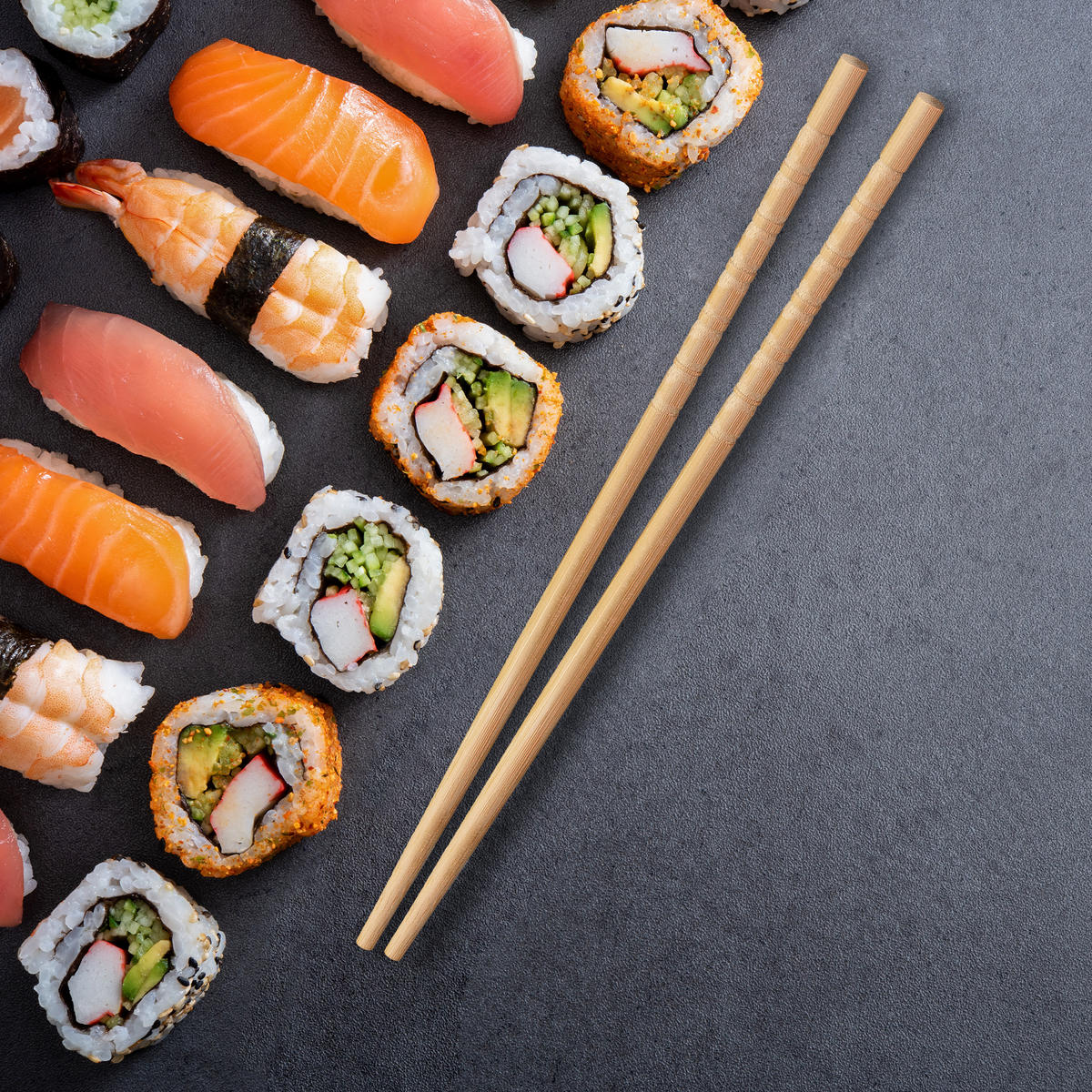 10-PAAR Essstäbchen - Hellbraun, Holz - Relaxdays