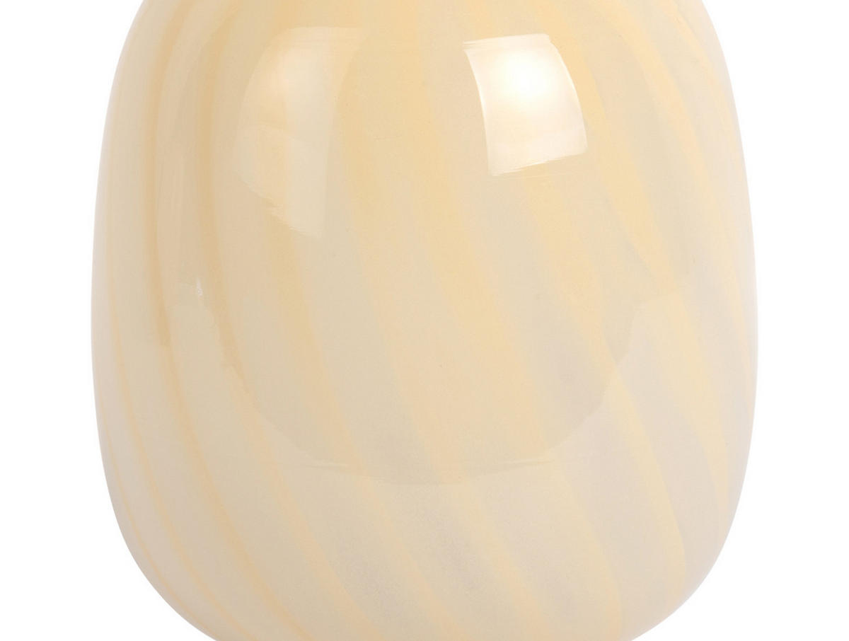 TISCHLAMPE Summer Globe 15.6/15.6/20 cm - Gelb, Glas (15.6/15.6/20cm) - Leitmotiv
