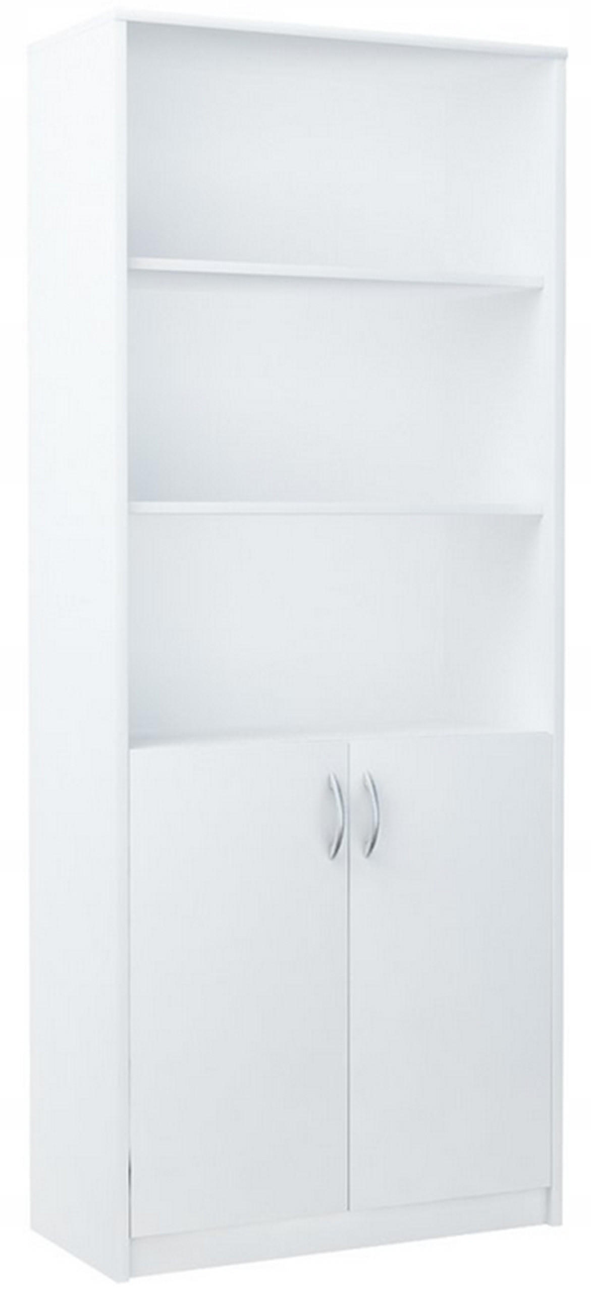 Matkam Möbel Bücherregal Weiß 74x180x35 cm