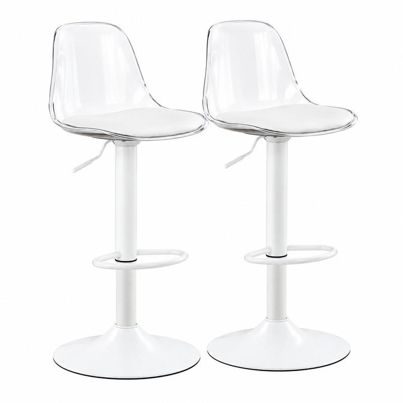 Meubliv Barstuhl Transparent 40.5x104x40.51 cm