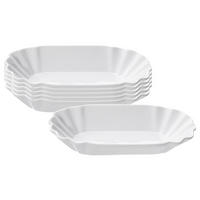 POMMES-SCHALEN Bianco weiß 20 x 12 cm 6er Set - Weiß, Keramik (20/12/3cm) - Ritzenhoff Breker