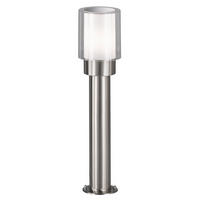 LED STEHLEUCHTE Edelstahl Silber Weiß - Silberfarben, Metall (12/12/50cm) - Wofi