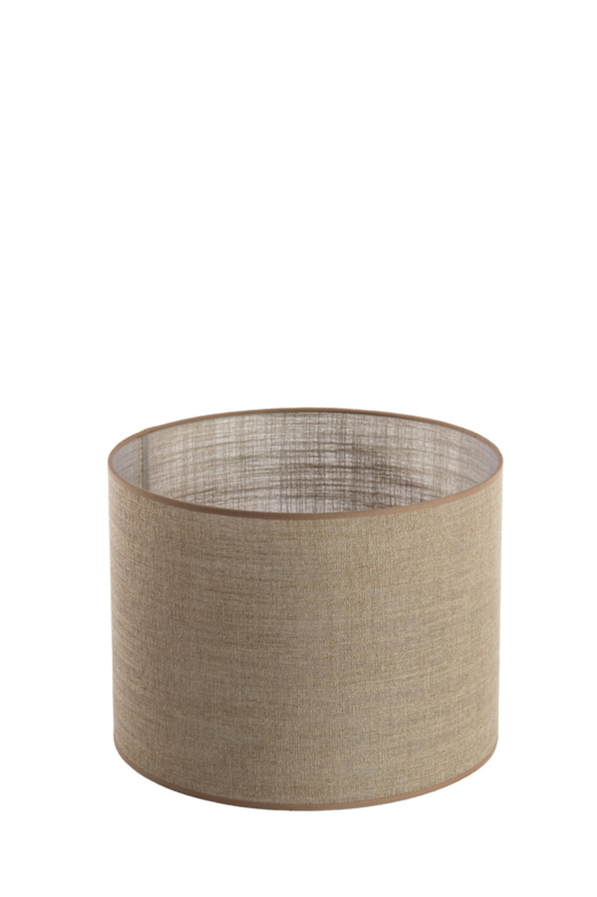 LAMPENSCHIRM Caden Braun Ø40/30 cm - Braun, Textil (40/40/30cm) - Light & Living