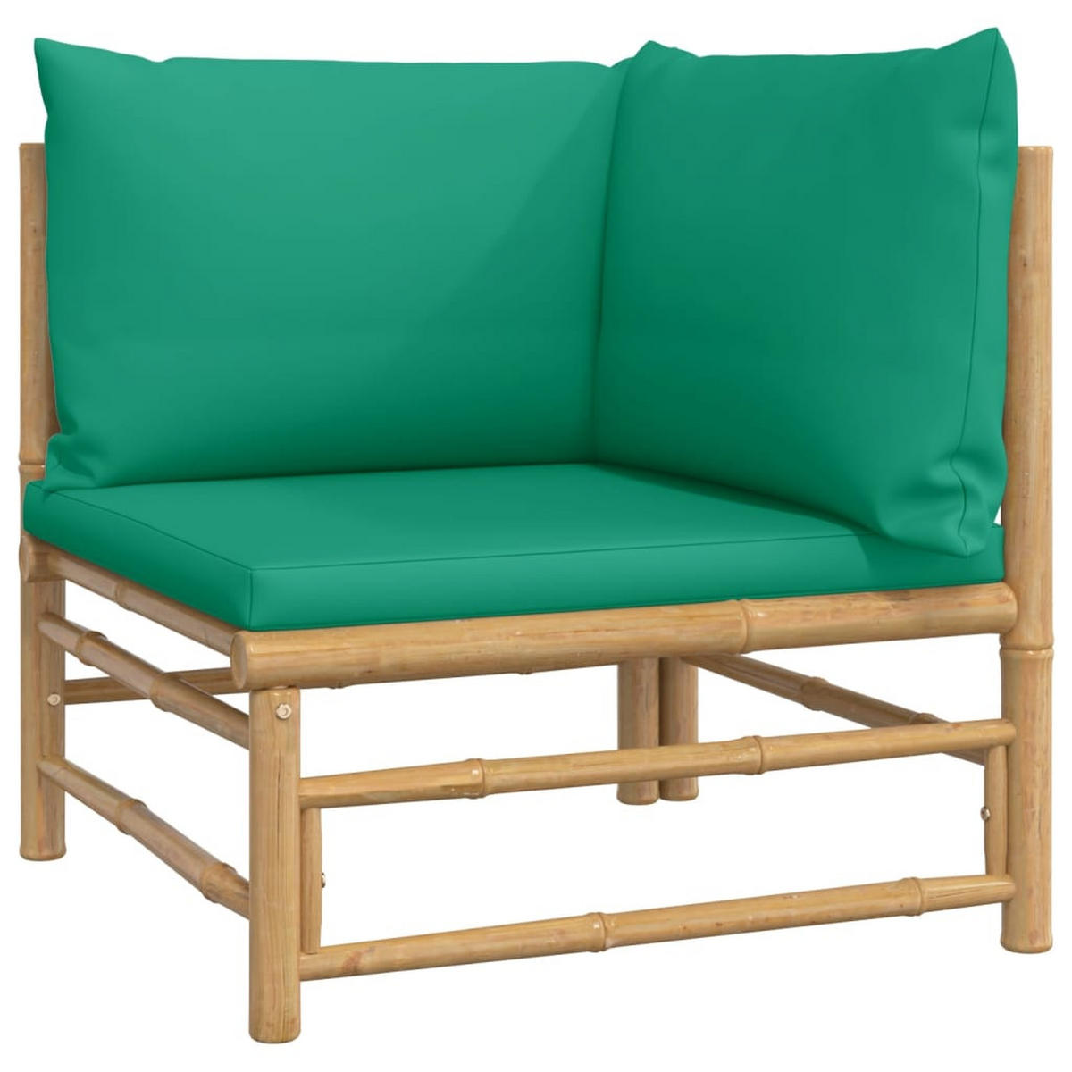 GARTENSOFA JYRO 69/65/69 cm （2-SITZER） - Braun, Holz (69/65/69cm) - ZMH