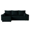 ECKSOFA Tico mit Bettkasten und Schlaffunktion, L-Form/XL-Form, Velourstoff, Universal - Anthrazit, Holzwerkstoff (246/145cm) - 4ALL HOME