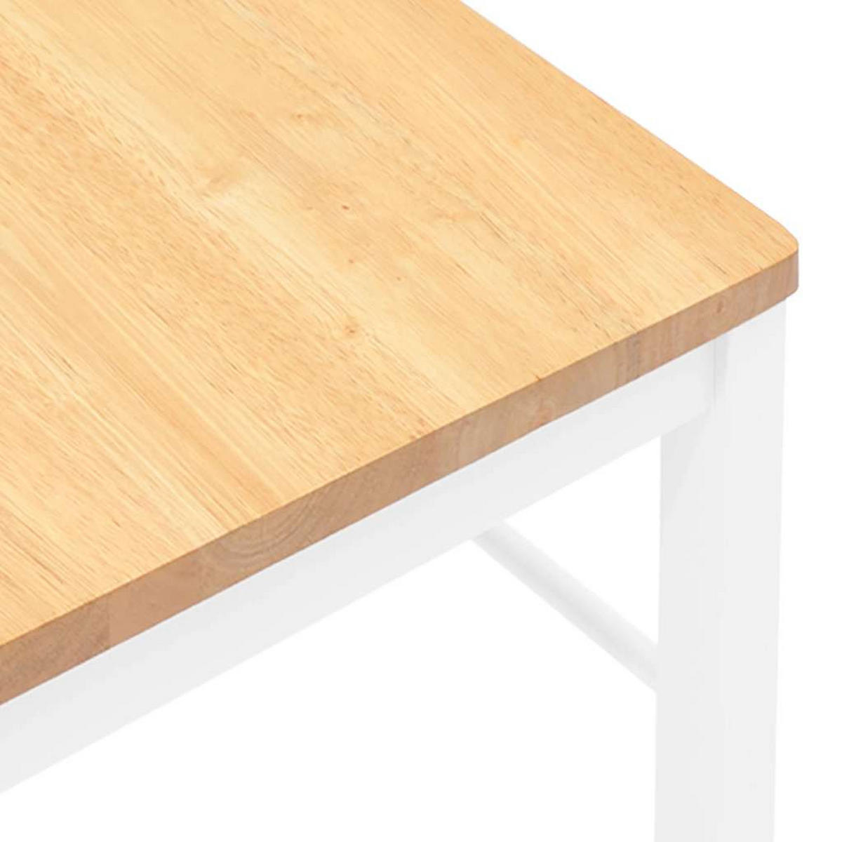 STUHL-SET 2 Stk Kargenhain 42.5/90/44.5 cm - Weiß, Holz (42.5/90/44.5cm) - ZMH