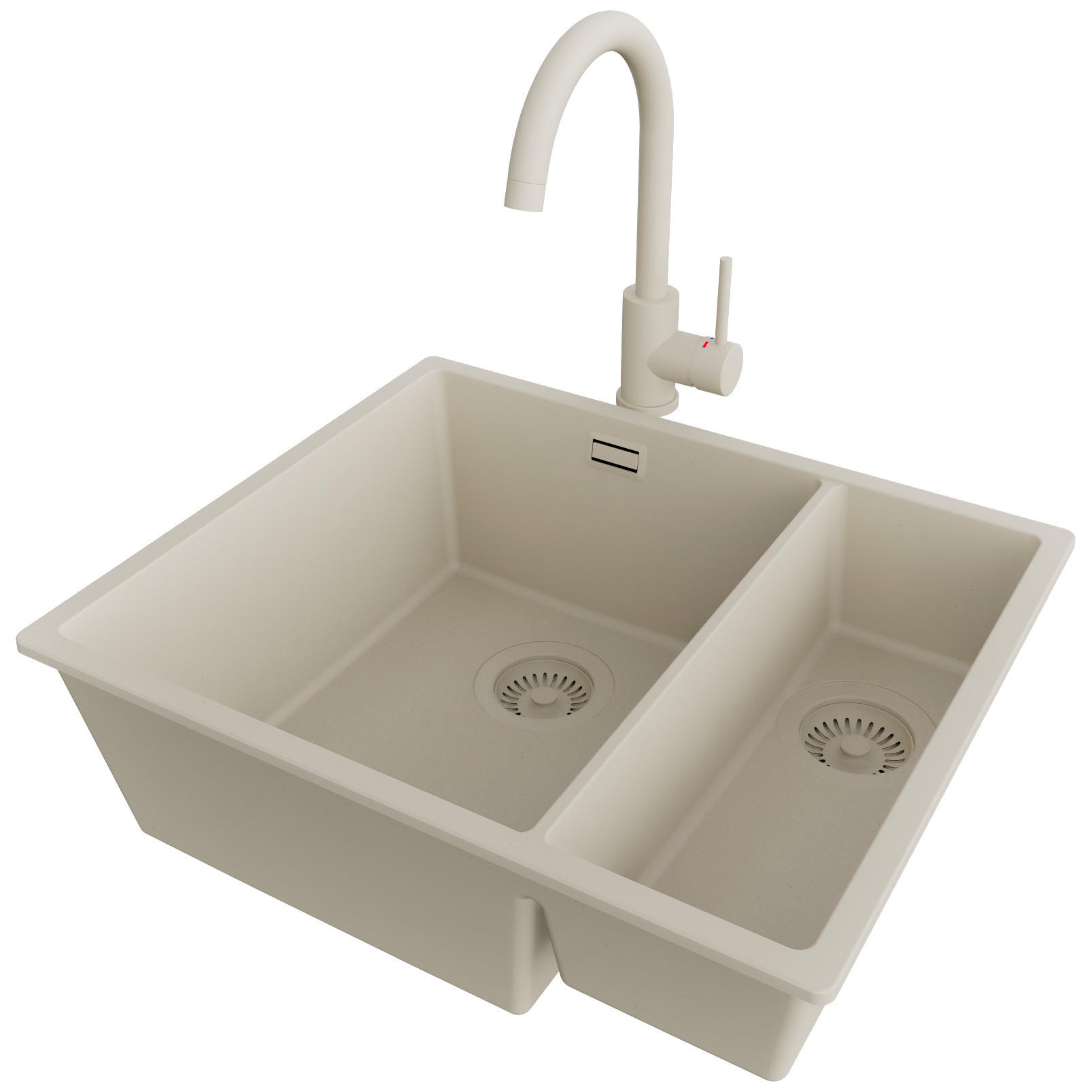 Primagran Unterbauspüle Beige, Beige, Beige 56x20x47 cm