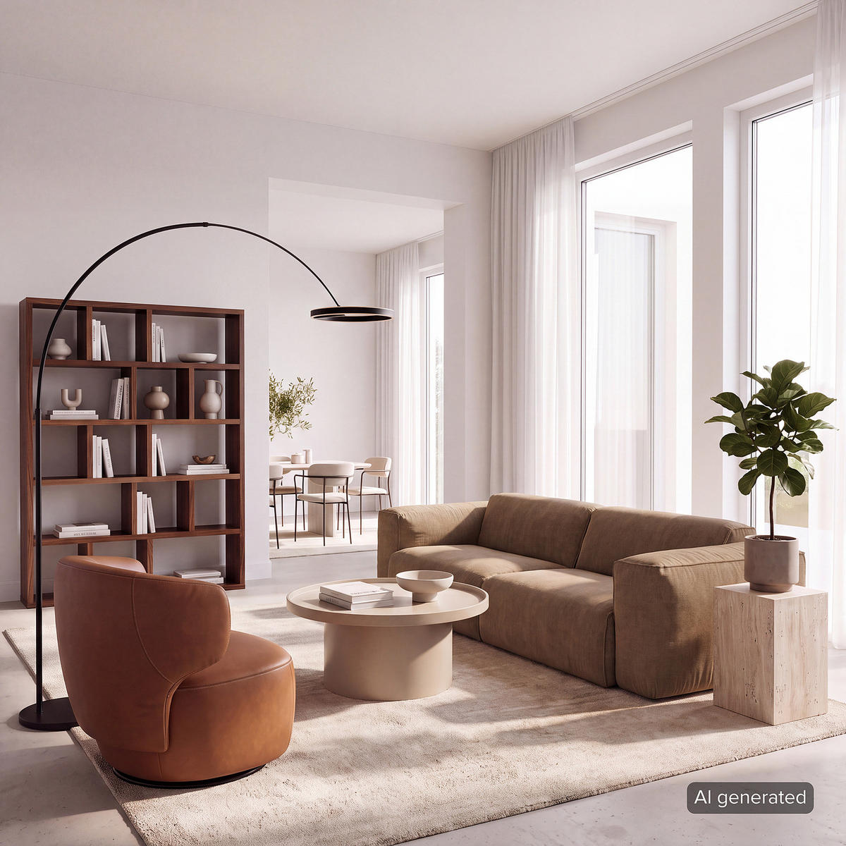 3-SITZER SOFA - Taupe/Schwarz, Kunststoff/Textil (251/71/102cm) - home24