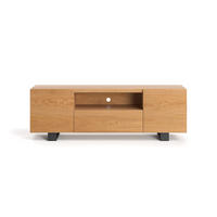 TV-SCHRANK Lift aus massivem Eichenholz 200 cm - Eichefarben/Naturfarben, Holz (200/60/40cm) - Danzz
