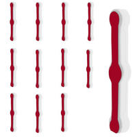 FLIEGENGITTER Befestigungsclips 12er Set Weiß - Multicolor, Kunststoff (1/1/1cm)