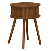 NACHTTISCH mit 2 Schubladen Nysos 40/40/54 cm - Braun, Holzwerkstoff (40/54/40cm) - Atmosphera Createur d´interieur