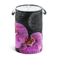 WÄSCHEKORB Madeira - Schwarz, Textil (37/55/55cm) - Sanilo