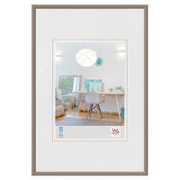 KUNSTSTOFFRAHMEN New Lifestyle Kst.Rahmen 21x29,7 cm stahl - Edelstahlfarben, Kunststoff (22.2/31/1.4cm) - walther design