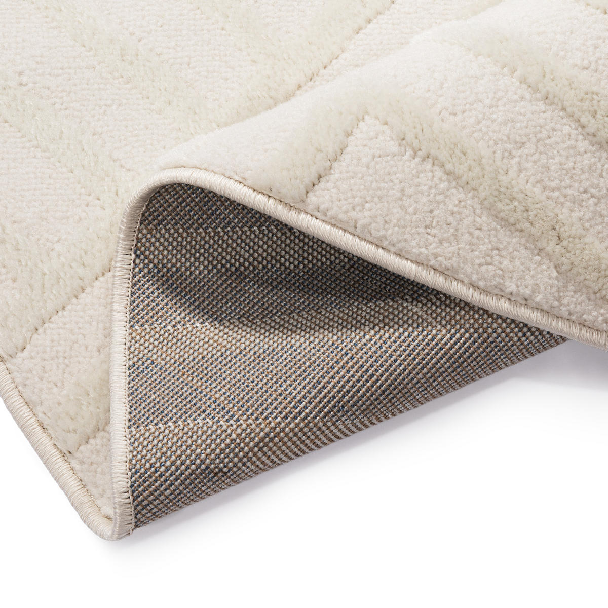 TEPPICH HYGGE Creme, rund 240/240 cm - Creme, Textil (240/240cm) - Tapiso