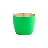 TEELICHTHALTER Madras M, Eisen, Neon Grün, 8.5 cm - Grün, Metall (9cm) - Gift Company