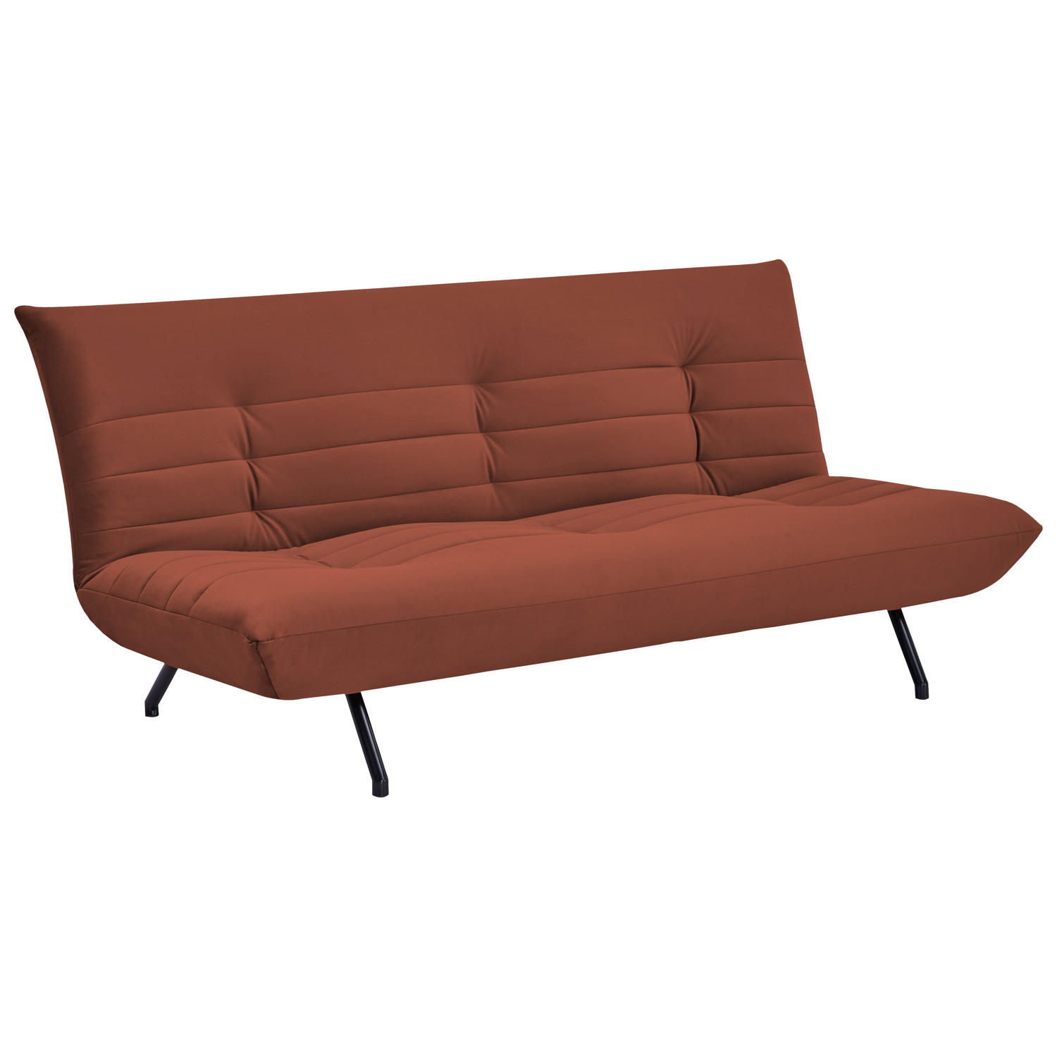 SOFA Anatole Terracotta 3 Plätze - Orange, Textil (185/82/92cm) - Happy Garden