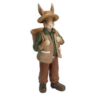 DEKOFIGUR Permer - Grün, Kunststoff (9.5/30.5/9cm) - home&you