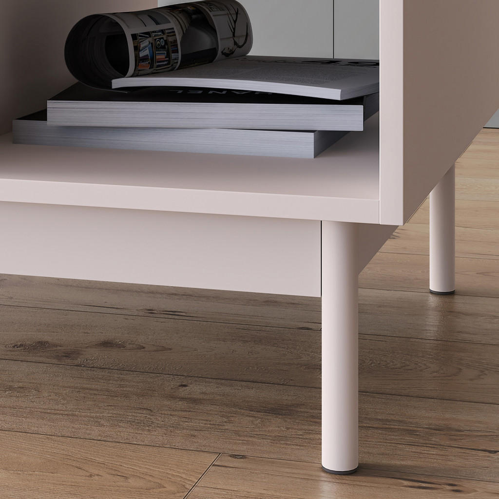 Thumbnail - Konsimo® Couchtisch, Creme, Eiche, Holzwerkstoff, 90x40x60 cm, Wohnzimmer, Wohnzimmertische, Couchtische