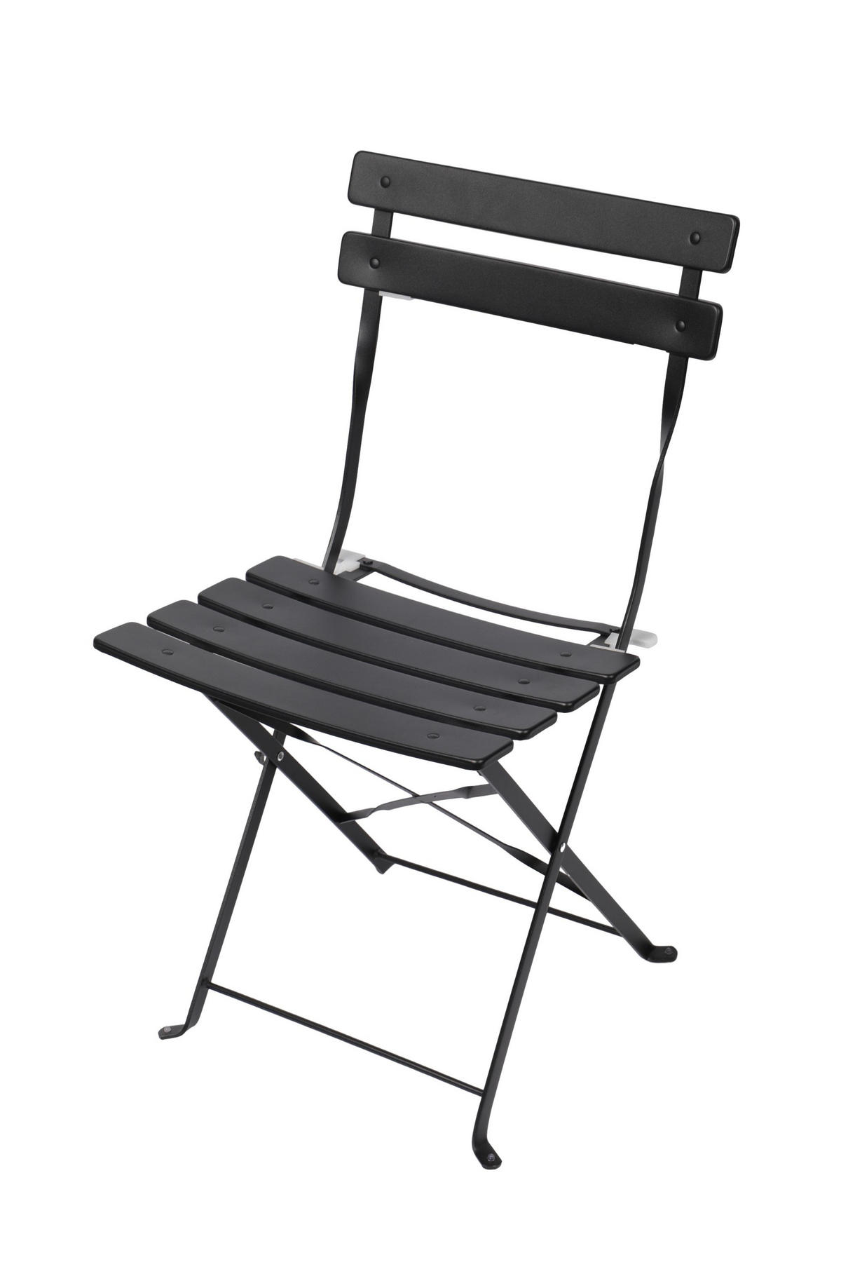 BISTRO SET Schwarz - Schwarz, Metall - Albatros