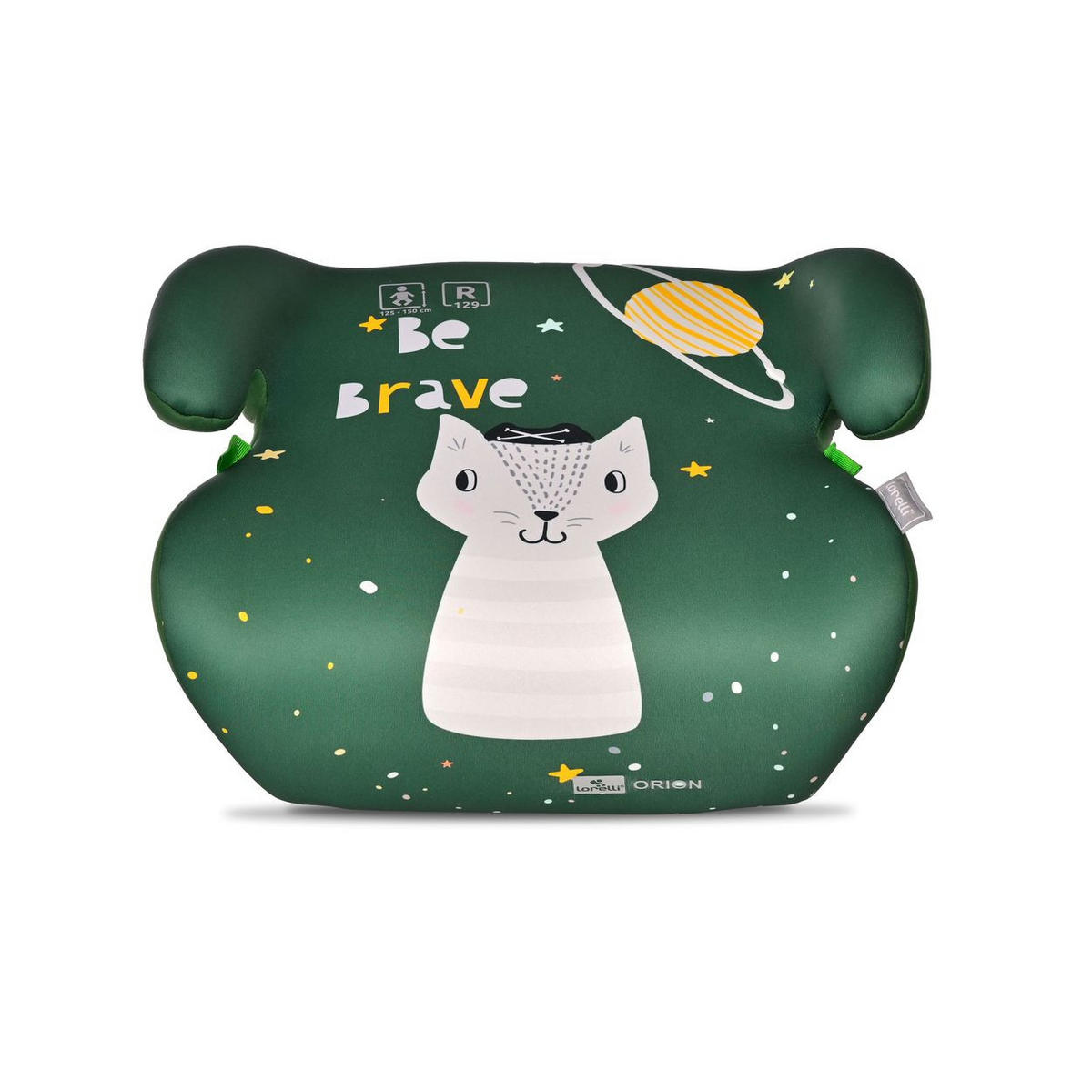 KINDERSITZE i-Size Orion grün (125-150cm) Boostersitz, Bezug waschbar - Grün, Kunststoff (41/20/37cm) - Lorelli